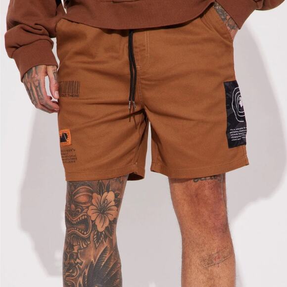 Brooklyn Other - Men's Barcode Brooklyn Twill 7" Shorts Size XL Brown New with Tags
